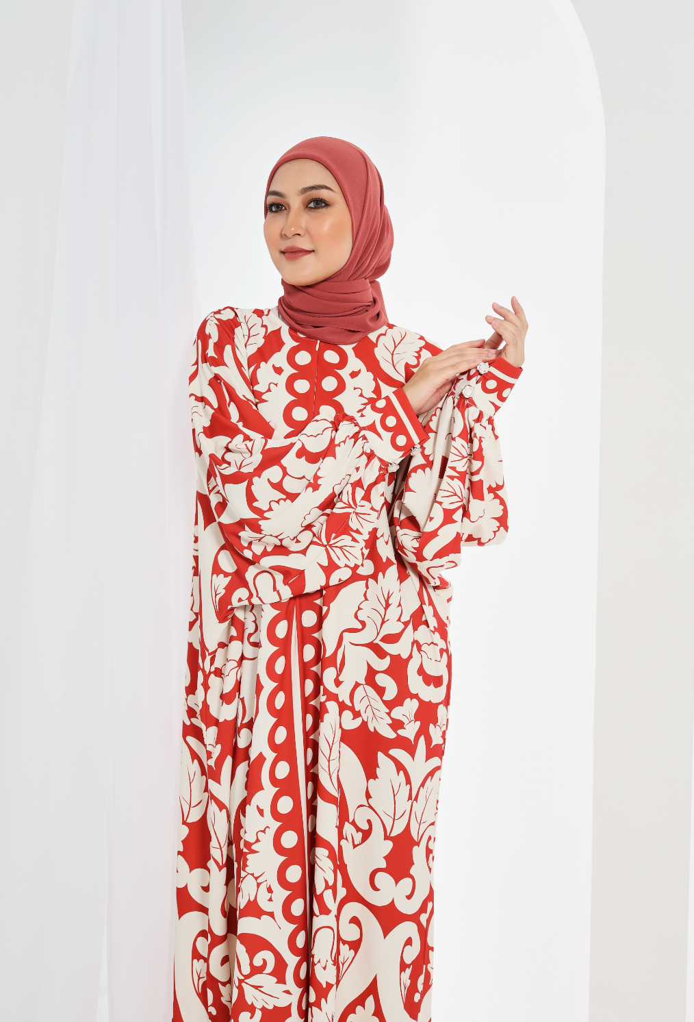 NAYA Kaftan in Brick