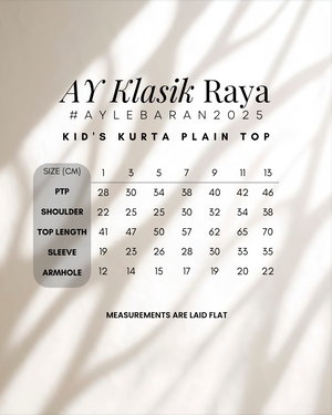 Klasik Raya Melati Boy Plain Kurta in Beige